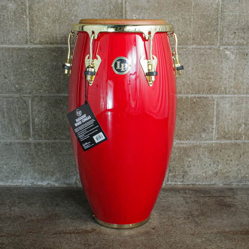 Latin Percussion Matador Conga 11 3/4" Red Glaze image 1