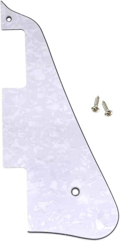 Electric Guitar Pickguard for Epiphone Les Paul Standard Modern Style, 4Ply Pearl White image 1