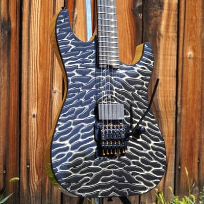 Schecter USA CUSTOM SHOP Sunset Custom-II 24 FR Golden Carbon Dichrolam Top w/ Case image 6
