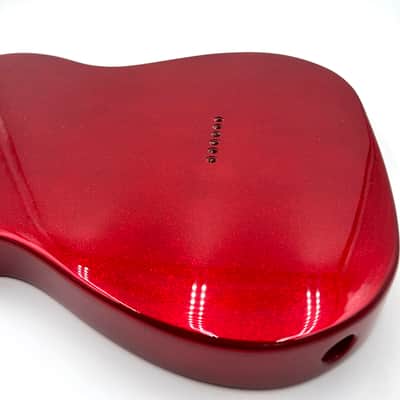 Warmtone Custom Guitars Tele Style Guitar Body “Red Sparkle” image 8