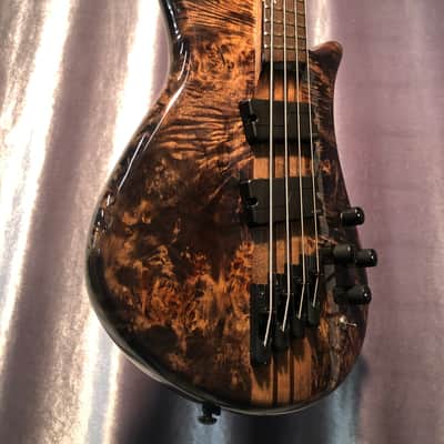 Spector NS Dimension 4 Electric Bass Guitar Multi-Scale with Gig Bag Super Faded Black Gloss image 6