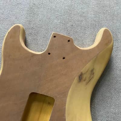 Solid Basswood Guitar Stratocaster Strat Style Body DIY Project image 6