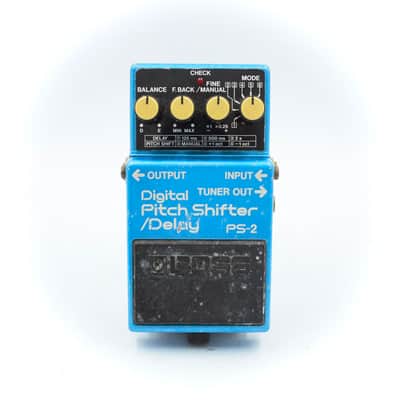 Boss PS-2 Digital Pitch Shifter Delay Made in Japan Guitar Effect