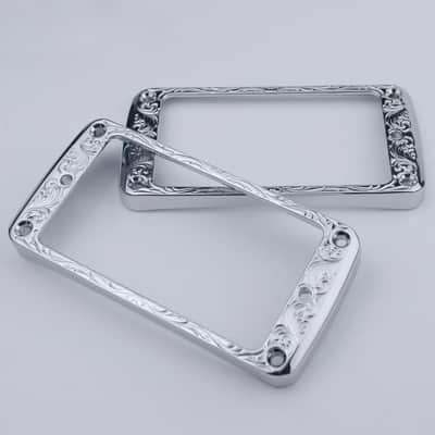 Electric Guitar or Bass Humbucker Pickups Cover Frame Flat Top Pickup Mounting Rings image 2
