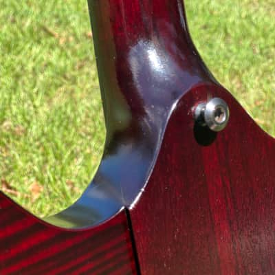 Gibson Nikki Sixx Signature Thunderbird Bass 2012 - Red - w/ snakeskin case...WOW! image 11
