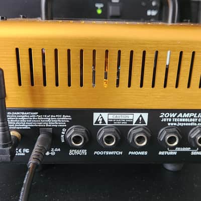Joyo BanTamP JackMan II XL Gold Limited Edition JDC 20-Watt Tube Guitar Head image 3