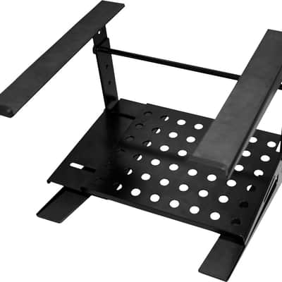 Ultimate Support JS-LPT200 Double-Tier, Multi-Purpose Laptop / DJ Stand image 1