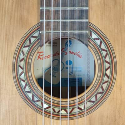 Ricardo Sanchís Carpio. Old guitar. luthier 1963 image 9