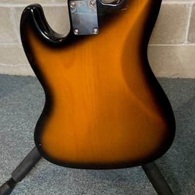 Buzz Bass Custom Fretless Jazz Alder Sunburst Nitro Rosewood Polyurethane Coated Gotoh Fender Pure Vintage 74 Pickups 9.2 lbs image 2