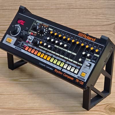 Black Color 45 Degree Angled RISER Stands For Roland Boutique JU-06 JU-06A JX-03 JX-08 Synthesizers - Made in USA