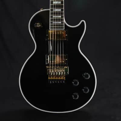 Gibson Custom Shop Les Paul Axcess Custom w/ Ebony Fingerboard Floyd Rose Gloss Ebony - LPXC7EBGF1E 362 image 1