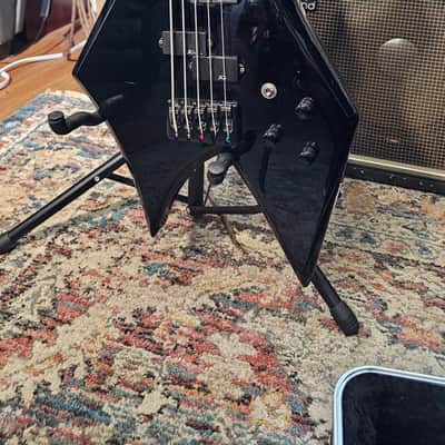 B.C. Rich Warlock 5 String Bass mid-90s - Black image 4