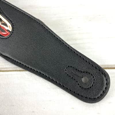 Walker And Williams CVG-19 Black Strap w/Hand Tooled Red, White, And Blue Texas Star Longhorn Design image 10