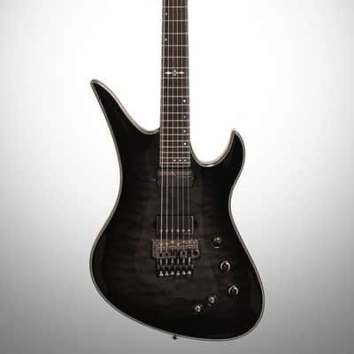 Schecter Hellraiser Hybrid Avenger FR-S Electric Guitar Black Burst w Sustainiac FREE CASE! image 2