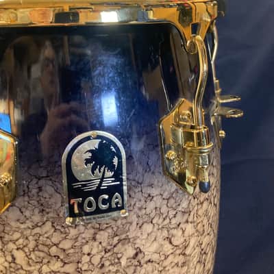 Tris Imboden's Toca - 12"×28" Conga - Burl Oak Finish • Gold Hardware image 5