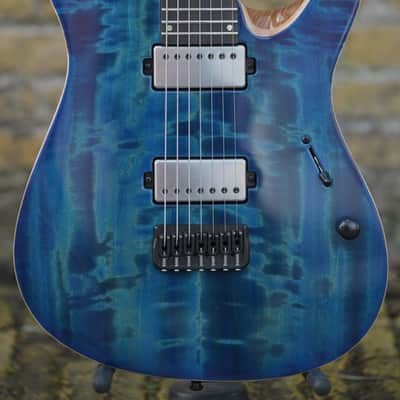Mayones Aquila Elite S7 Baritone - Infinite Blue Gloss image 1