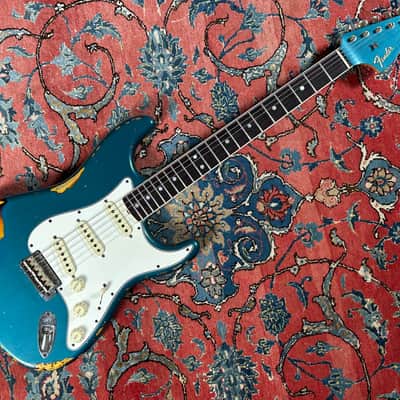 Fender Custom Shop '67 Heavy Relic Stratocaster 2021 Ocean Turquoise over sunburst image 1