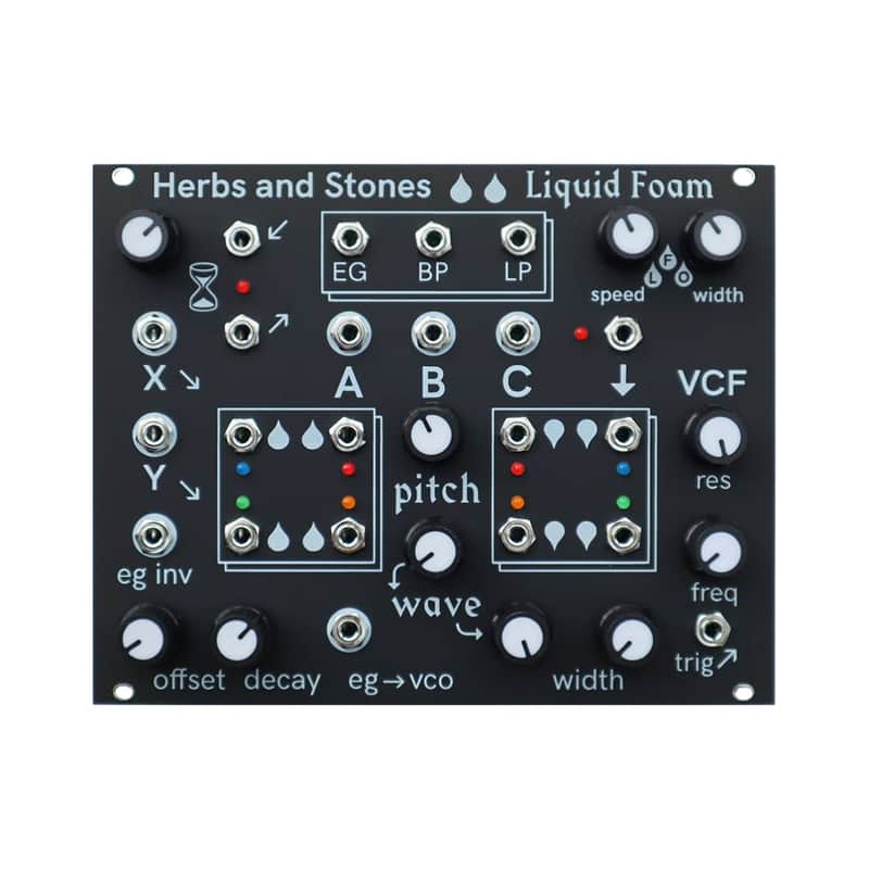Herbs & Stones Liquid Foam Eurorack Synth & Sequencer Module image 1