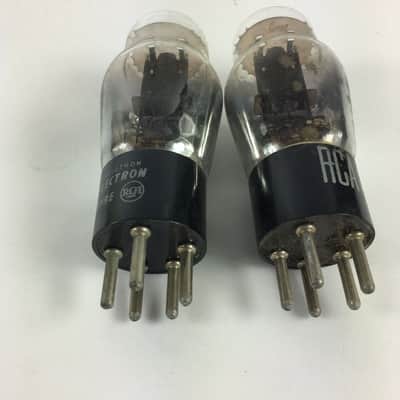 Lot of 2 : Type 80 RCA Radiotron Electron Silvertone 1 Vacuum Tubes 604 630 image 2