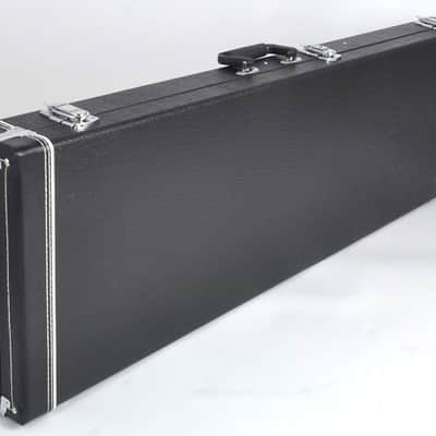 Baritone Guitar Case Fits Fender Jaguar Short Scale Bass Univox Hi-Flyer EGC-200 BAR Black image 2