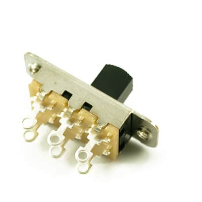 Genuine Switchcraft Slide Switch Jazzmaster/Jaguar - Black, WDE15-1