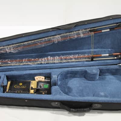 Mendini By Cecilio MV500+92D Size 4/4 Violin, Solid Wood, with Case, Tuner, Shoulder Rest, Bow, Rosin, Bridge & Strings image 4