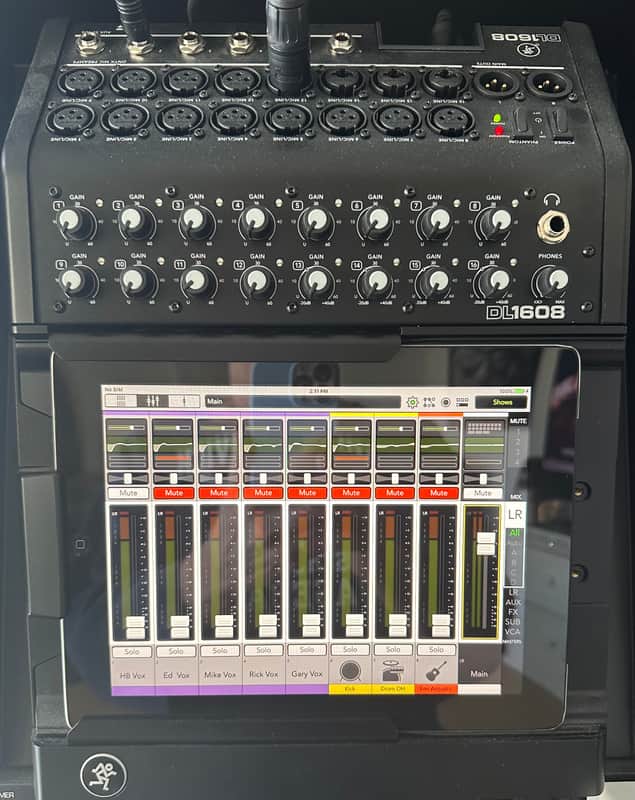 DL1608 16-Channel Wireless Digital Mixer includes the DL1608, iPAD, and Rack Mount. image 1