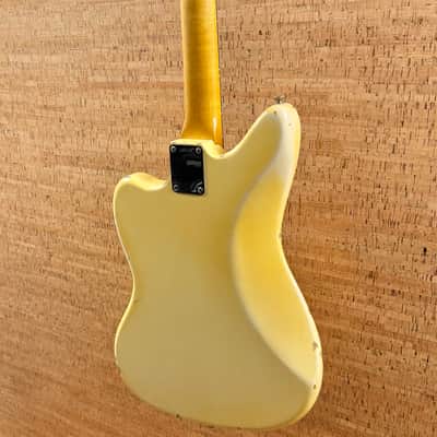 Fender Jaguar 1963 - Olympic White with Matching Headstock image 7