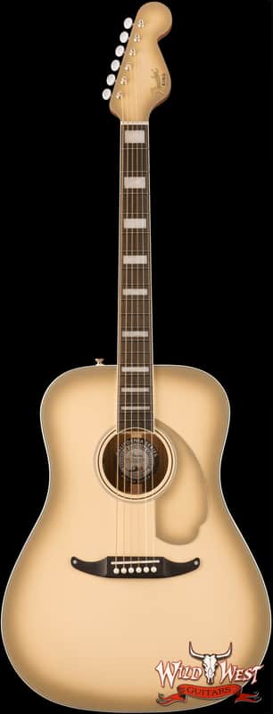 Fender Limited Edition California Vintage King Antigua Finish Electric Acoustic with Hardshell Case image 1