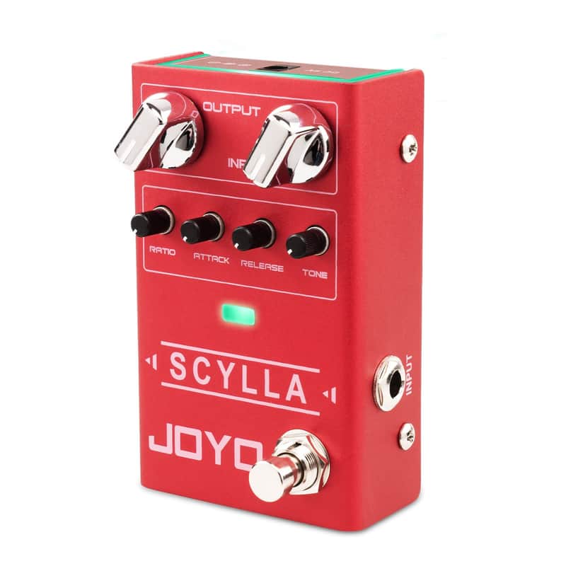 JOYO Bass Compressor Guitar Pedal, Optical Circuit with Attack/Release/Ratio/Tone Control & Bypass (SCYLLA R-27) image 1