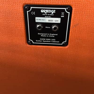 Orange CR120H Head & Crush Pro 412 Cab Full Stack 2015 image 3