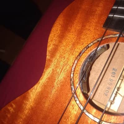 Enya MAD Natural Solid Mahogany Concert Ukulele (Electroacoustic) + EQ (EUC-MAD NA EQ) image 4