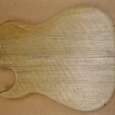 Custom Black Limba Single Cut Body image 3