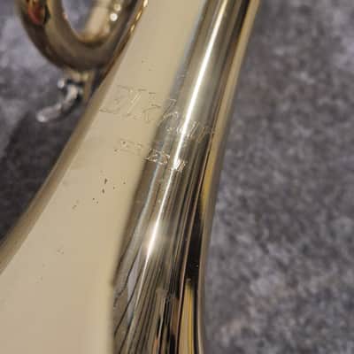 Elkhart Series 2 Vintage Brass Trumpet - Well-Preserved Craftsmanship - Good w/ Hard Case image 17