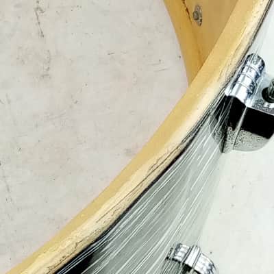 *Ludwig 14x28" Virgin 3Ply B/O Black Oyster Pearl Bass Drum 7/16/70 Bowling Ball image 18