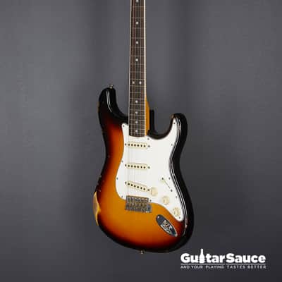 Fender Custom Shop 1967 Stratocaster Relic Faded 3 Tone Sunburst 2019 Used (Cod.1521UG) image 6