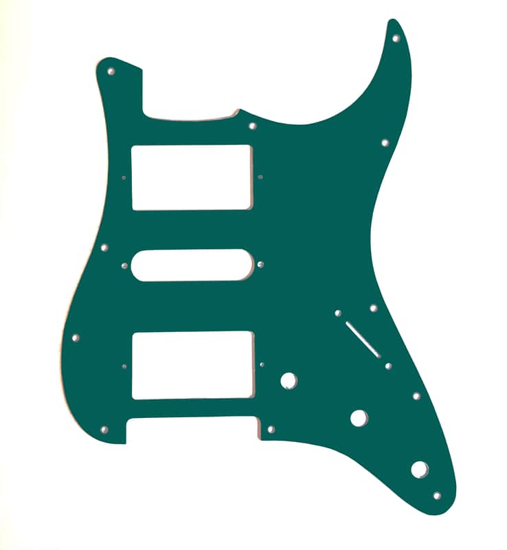 Carmedon Electronics Stratocaster Pickguard HSH 2021 Deep Turquoise image 1