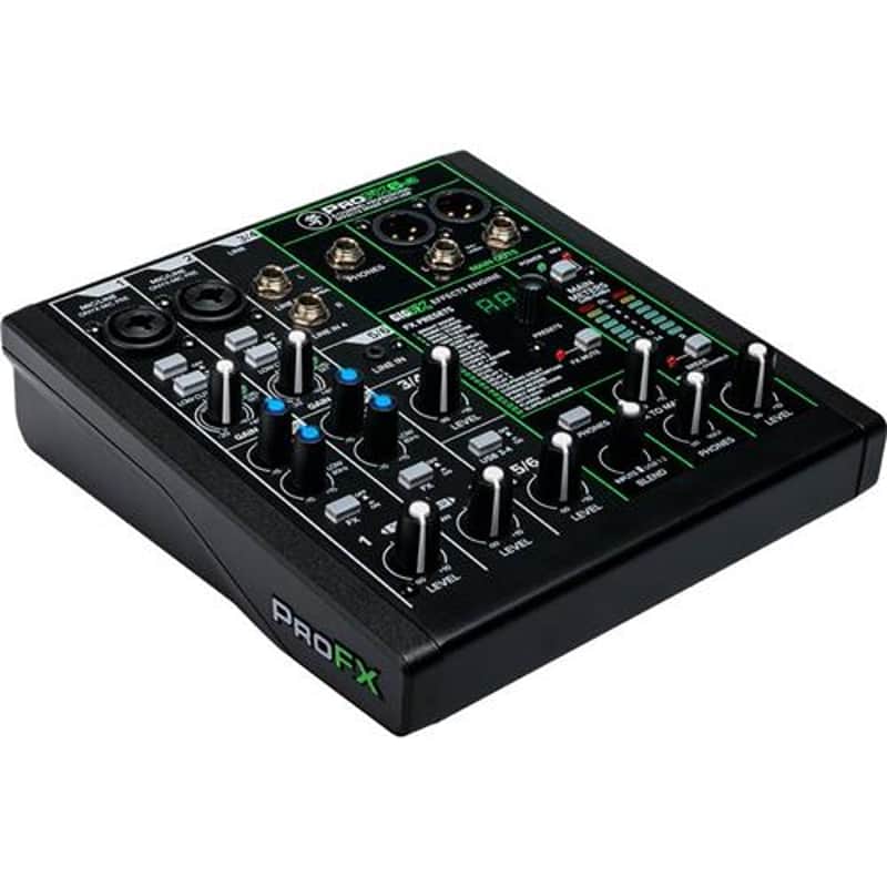Mackie ProFXv3 6-Channel Professional Effects Mixer with USB + Software Bundle image 1