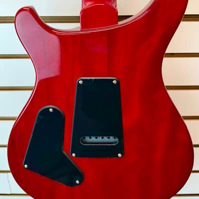 PRS SE Custom 24 Quilt Top 2024 Charcoal Cherry Burst with Gig Bag - Pre Owned image 7