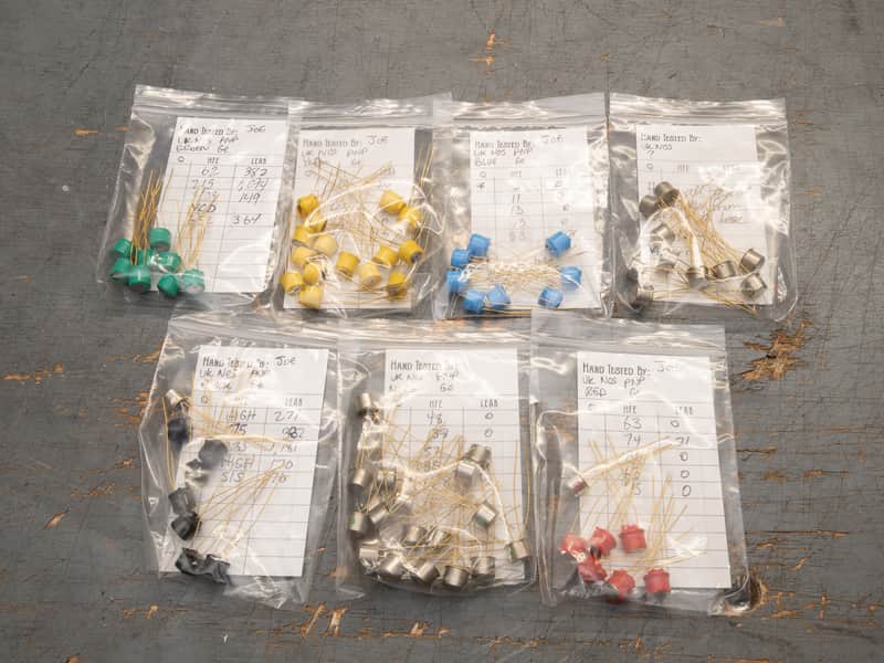 NOS Color Wrapped Germanium Transistor Lot image 1