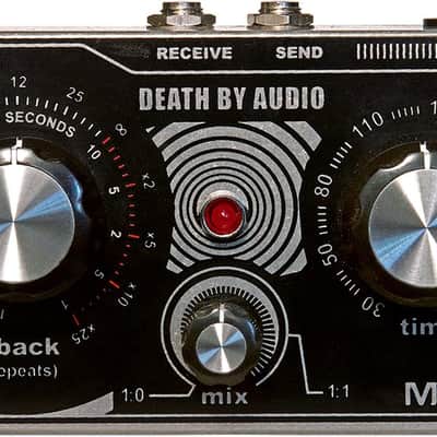 New Death By Audio Echo Master Vocal Effects Pedal w/ Mic Clip Backplate image 4