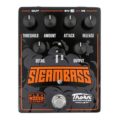 Thorn Soundlabs Steambass Flexible Bass Compressor Pedal with Auto Mode and Detail Upper Frequency Restoration image 1
