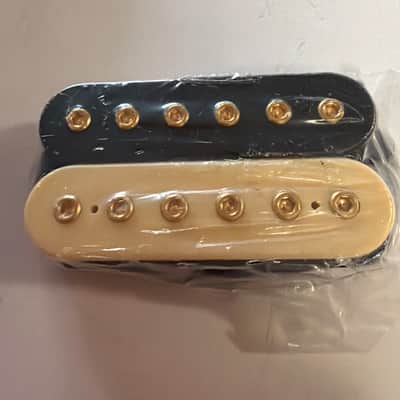 DiMarzio L 56 2000 - Black and cream with gold pole pieces image 1