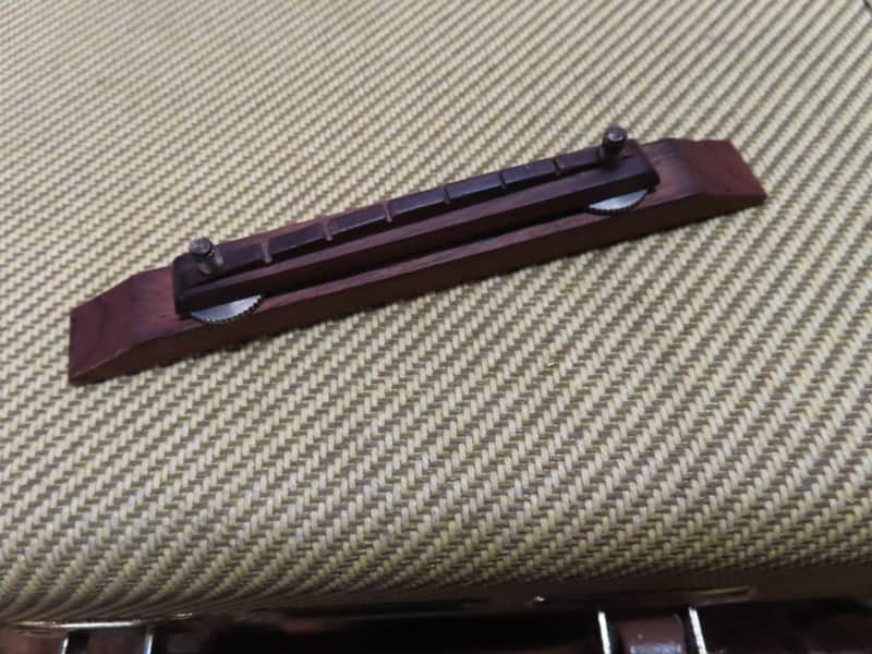 HARMONY KAY AIRLINE 1960 WOOD BRIDGE ARCHTOP 1960's FLATTOP BRIDGE ORIGINAL image 1