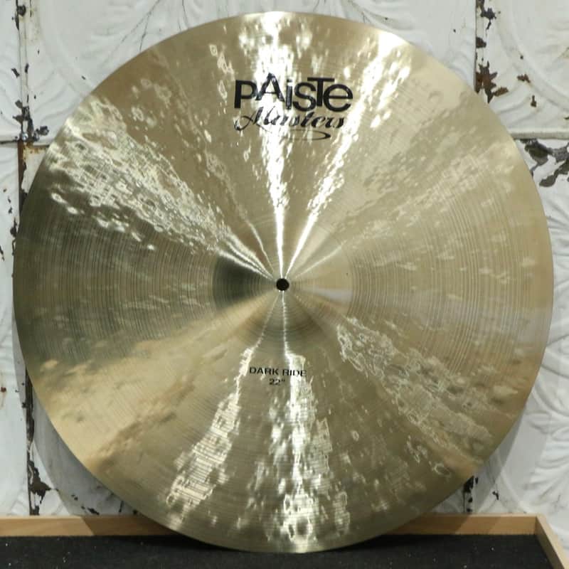 Paiste Masters Dark Ride Cymbal 22in (2636g) image 1