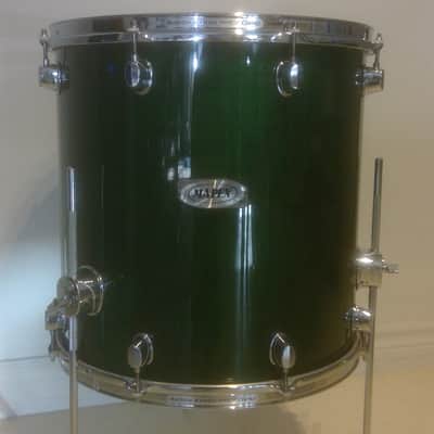 VTG MAPEX 16"x16" Emerald Green Floor Tom Drum - Maple Pro M - Gorgeous Clean image 5