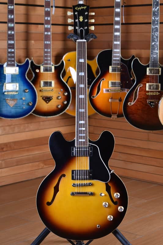 Epiphone Inspired by Gibson Custom 1962 ES-335 Reissue Vintage Burst - Mint