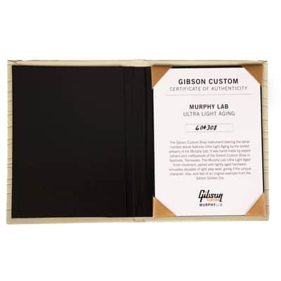 Gibson Custom Shop 1968 Les Paul Custom Ebony Murphy Lab Ultra Light Aged image 13