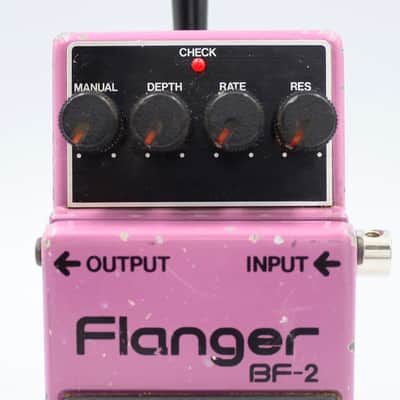 Boss BF-2 Flanger 1981 Made in Japan Silver Screw ACA Vintage Guitar Effect Pedal 0300 image 3