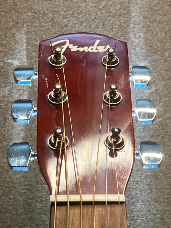 Fender DG-7 Acoustic Guitar Natural Dreadnaught | Reverb